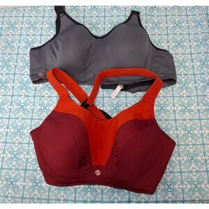 LIVI Active 44DD Sports Bra Lot 2 Max Support Underwire Lane Bryant